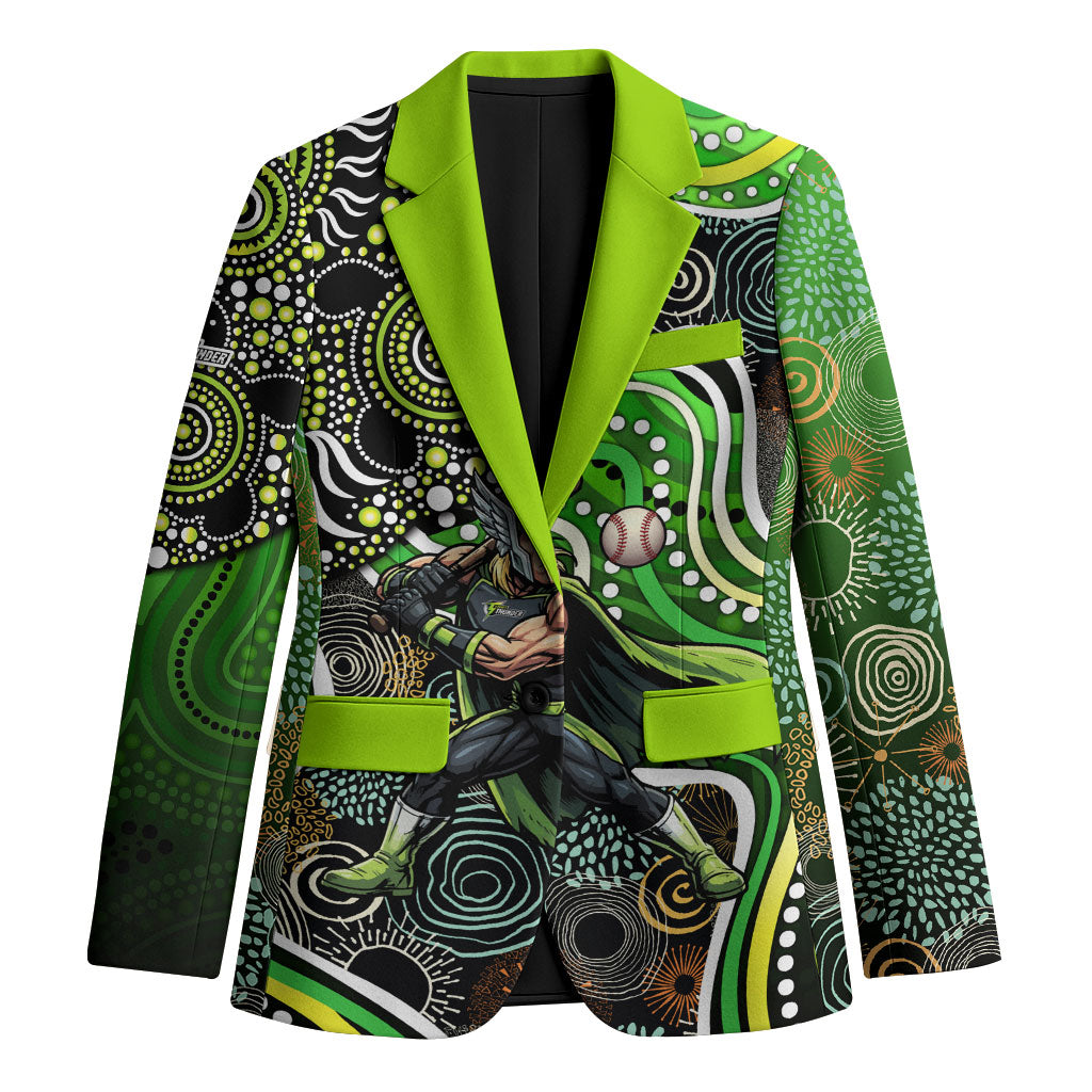 Sydney Thunder Blazer Indigenous Dot Art Superhero Batter Tribal Pattern