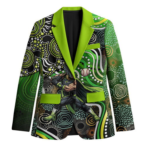 Sydney Thunder Blazer Indigenous Dot Art Superhero Batter Tribal Pattern