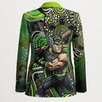 Sydney Thunder Blazer Indigenous Dot Art Superhero Batter Tribal Pattern