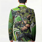 Sydney Thunder Blazer Indigenous Dot Art Superhero Batter Tribal Pattern