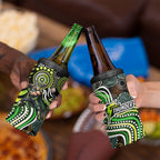 Sydney Thunder 4 in 1 Can Cooler Tumbler Indigenous Dot Art Superhero Batter Tribal Pattern