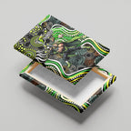 Sydney Thunder Canvas Wall Art Indigenous Dot Art Superhero Batter Tribal Pattern