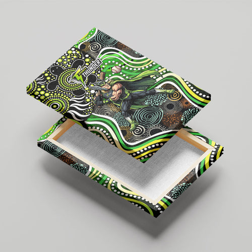 Sydney Thunder Canvas Wall Art Indigenous Dot Art Superhero Batter Tribal Pattern