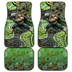 Sydney Thunder Car Mats Indigenous Dot Art Superhero Batter Tribal Pattern