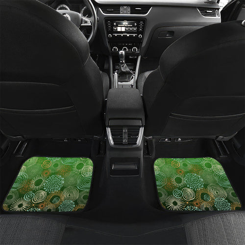 Sydney Thunder Car Mats Indigenous Dot Art Superhero Batter Tribal Pattern
