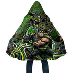 Sydney Thunder Cloak Indigenous Dot Art Superhero Batter Tribal Pattern