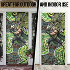 Sydney Thunder Door Cover Indigenous Dot Art Superhero Batter Tribal Pattern