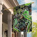 Sydney Thunder Garden Flag Indigenous Dot Art Superhero Batter Tribal Pattern