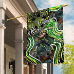 Sydney Thunder Garden Flag Indigenous Dot Art Superhero Batter Tribal Pattern