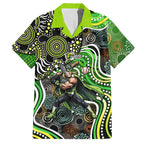 Sydney Thunder Hawaiian Shirt Indigenous Dot Art Superhero Batter Tribal Pattern