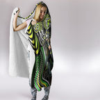 Sydney Thunder Hooded Blanket Indigenous Dot Art Superhero Batter Tribal Pattern