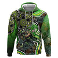 Sydney Thunder Hoodie Indigenous Dot Art Superhero Batter Tribal Pattern