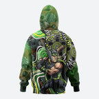 Sydney Thunder Hoodie Indigenous Dot Art Superhero Batter Tribal Pattern