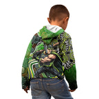 Sydney Thunder Kid Hoodie Indigenous Dot Art Superhero Batter Tribal Pattern