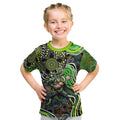 Sydney Thunder Kid T Shirt Indigenous Dot Art Superhero Batter Tribal Pattern