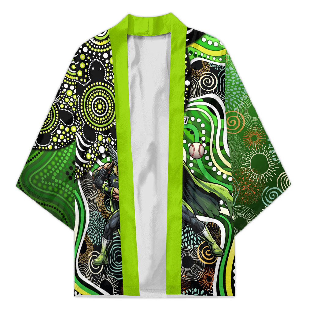 Sydney Thunder Kimono Indigenous Dot Art Superhero Batter Tribal Pattern