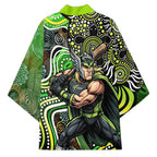 Sydney Thunder Kimono Indigenous Dot Art Superhero Batter Tribal Pattern