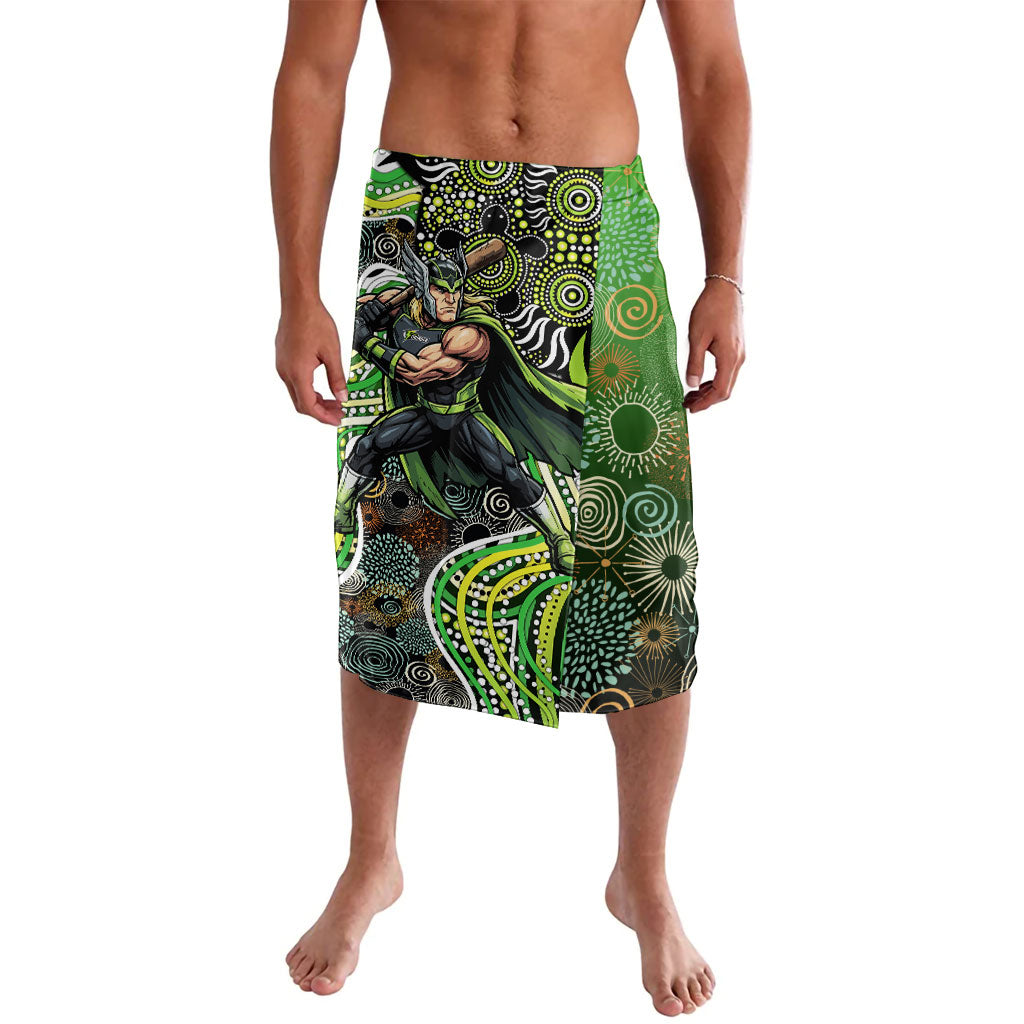 Sydney Thunder Lavalava Indigenous Dot Art Superhero Batter Tribal Pattern