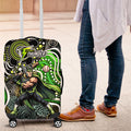 Sydney Thunder Luggage Cover Indigenous Dot Art Superhero Batter Tribal Pattern