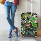 Sydney Thunder Luggage Cover Indigenous Dot Art Superhero Batter Tribal Pattern
