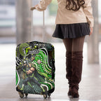Sydney Thunder Luggage Cover Indigenous Dot Art Superhero Batter Tribal Pattern