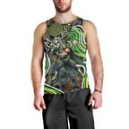 Sydney Thunder Men Tank Top Indigenous Dot Art Superhero Batter Tribal Pattern