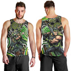 Sydney Thunder Men Tank Top Indigenous Dot Art Superhero Batter Tribal Pattern