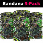 Sydney Thunder Neck Gaiter Indigenous Dot Art Superhero Batter Tribal Pattern