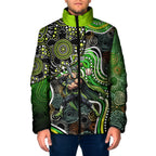 Sydney Thunder Padded Jacket Indigenous Dot Art Superhero Batter Tribal Pattern