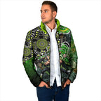 Sydney Thunder Padded Jacket Indigenous Dot Art Superhero Batter Tribal Pattern
