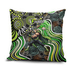 Sydney Thunder Pillow Cover Indigenous Dot Art Superhero Batter Tribal Pattern