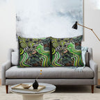 Sydney Thunder Pillow Cover Indigenous Dot Art Superhero Batter Tribal Pattern