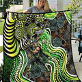 Sydney Thunder Quilt Indigenous Dot Art Superhero Batter Tribal Pattern