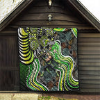 Sydney Thunder Quilt Indigenous Dot Art Superhero Batter Tribal Pattern