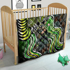 Sydney Thunder Quilt Indigenous Dot Art Superhero Batter Tribal Pattern