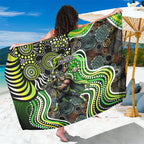 Sydney Thunder Sarong Indigenous Dot Art Superhero Batter Tribal Pattern