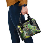 Sydney Thunder Shoulder Handbag Indigenous Dot Art Superhero Batter Tribal Pattern