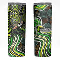 Sydney Thunder Skinny Tumbler Indigenous Dot Art Superhero Batter Tribal Pattern