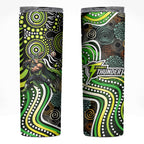 Sydney Thunder Skinny Tumbler Indigenous Dot Art Superhero Batter Tribal Pattern