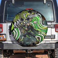 Sydney Thunder Spare Tire Cover Indigenous Dot Art Superhero Batter Tribal Pattern