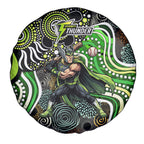 Sydney Thunder Spare Tire Cover Indigenous Dot Art Superhero Batter Tribal Pattern