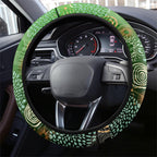 Sydney Thunder Steering Wheel Cover Indigenous Dot Art Superhero Batter Tribal Pattern
