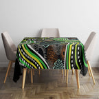 Sydney Thunder Tablecloth Indigenous Dot Art Superhero Batter Tribal Pattern