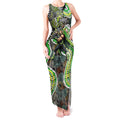 Sydney Thunder Tank Maxi Dress Indigenous Dot Art Superhero Batter Tribal Pattern