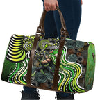 Sydney Thunder Travel Bag Indigenous Dot Art Superhero Batter Tribal Pattern