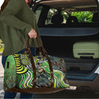 Sydney Thunder Travel Bag Indigenous Dot Art Superhero Batter Tribal Pattern