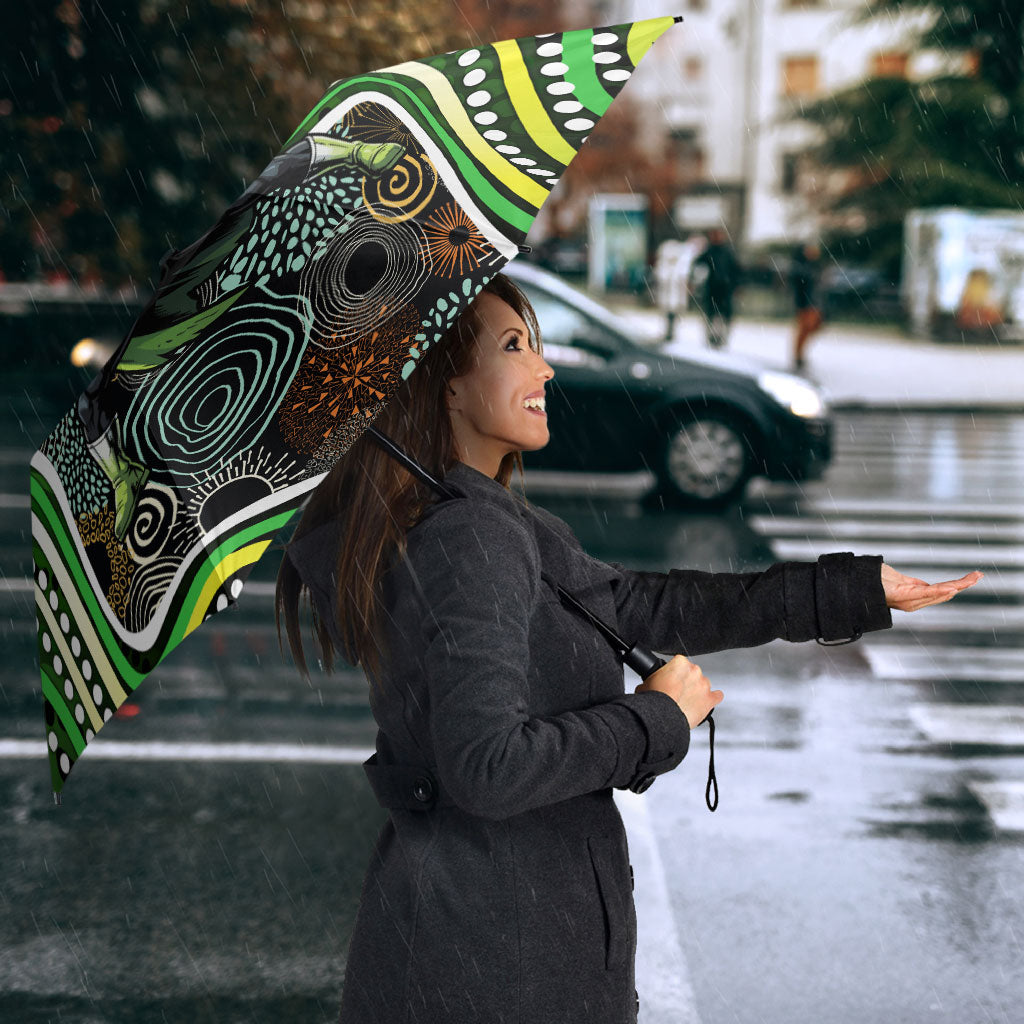 Sydney Thunder Umbrella Indigenous Dot Art Superhero Batter Tribal Pattern