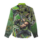 Sydney Thunder Women Casual Shirt Indigenous Dot Art Superhero Batter Tribal Pattern