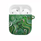 Melbourne Stars AirPods Case Indigenous Dot Art Superhero Batter Tribal Pattern