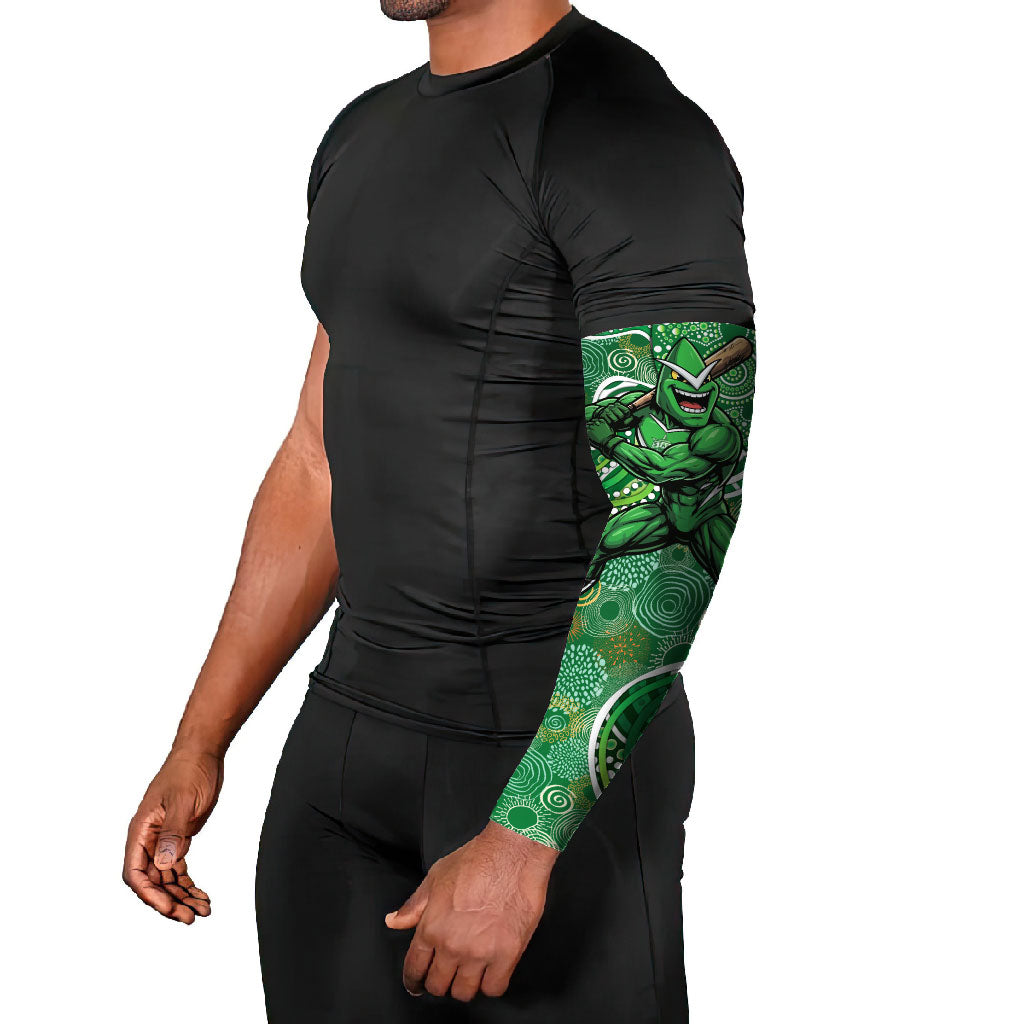 Melbourne Stars Arm Sleeves Indigenous Dot Art Superhero Batter Tribal Pattern